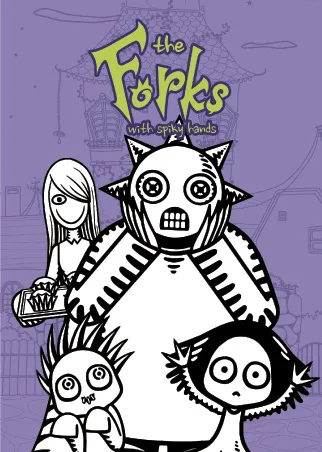 The Forks with Spiky Hands