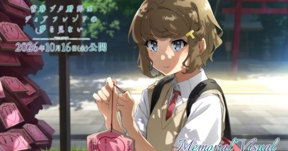 Rascal Does Not Dream of a Dear Friend Film Reveals Tomoe Koga Visual