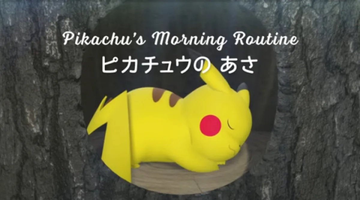 Pikachu's Morning Routine Short Released on YouTube