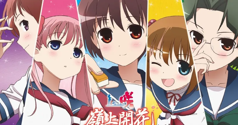 "Saki" Mahjong Anime Now Streaming on Crunchyroll