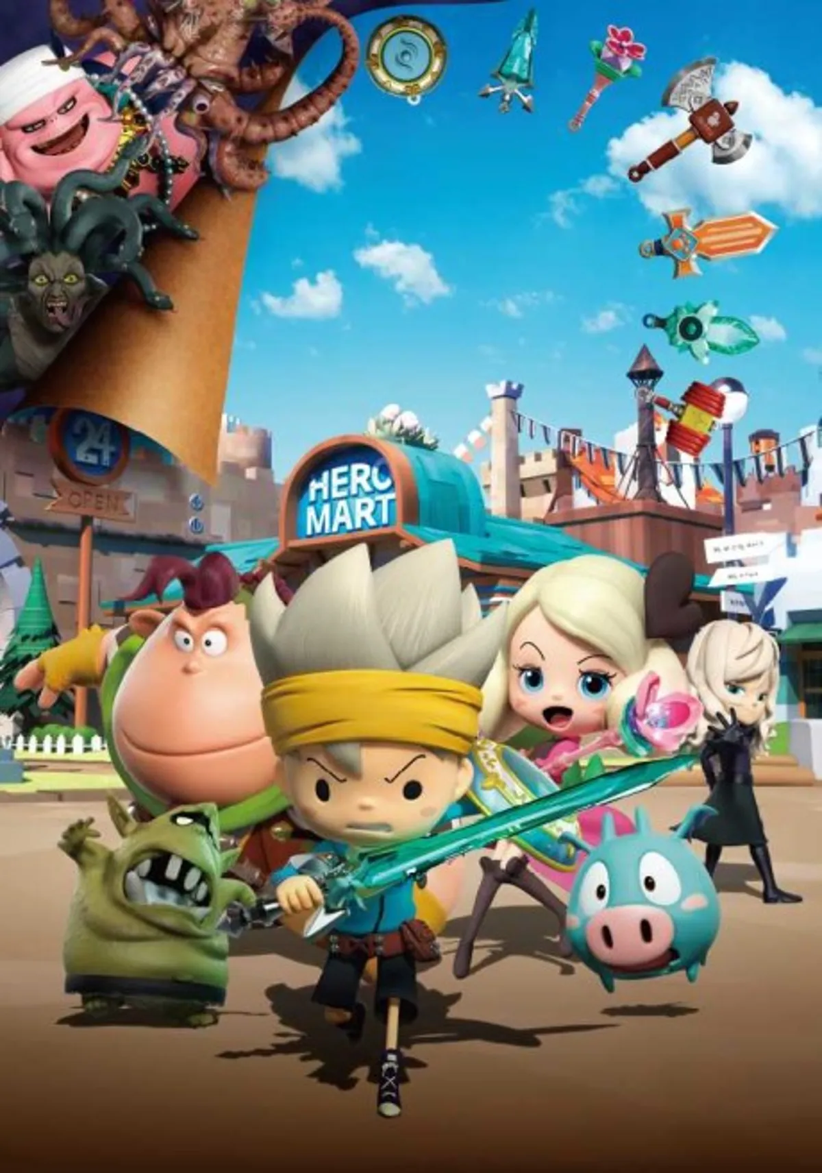 Level-5's Snack World Now Streaming on Crunchyroll