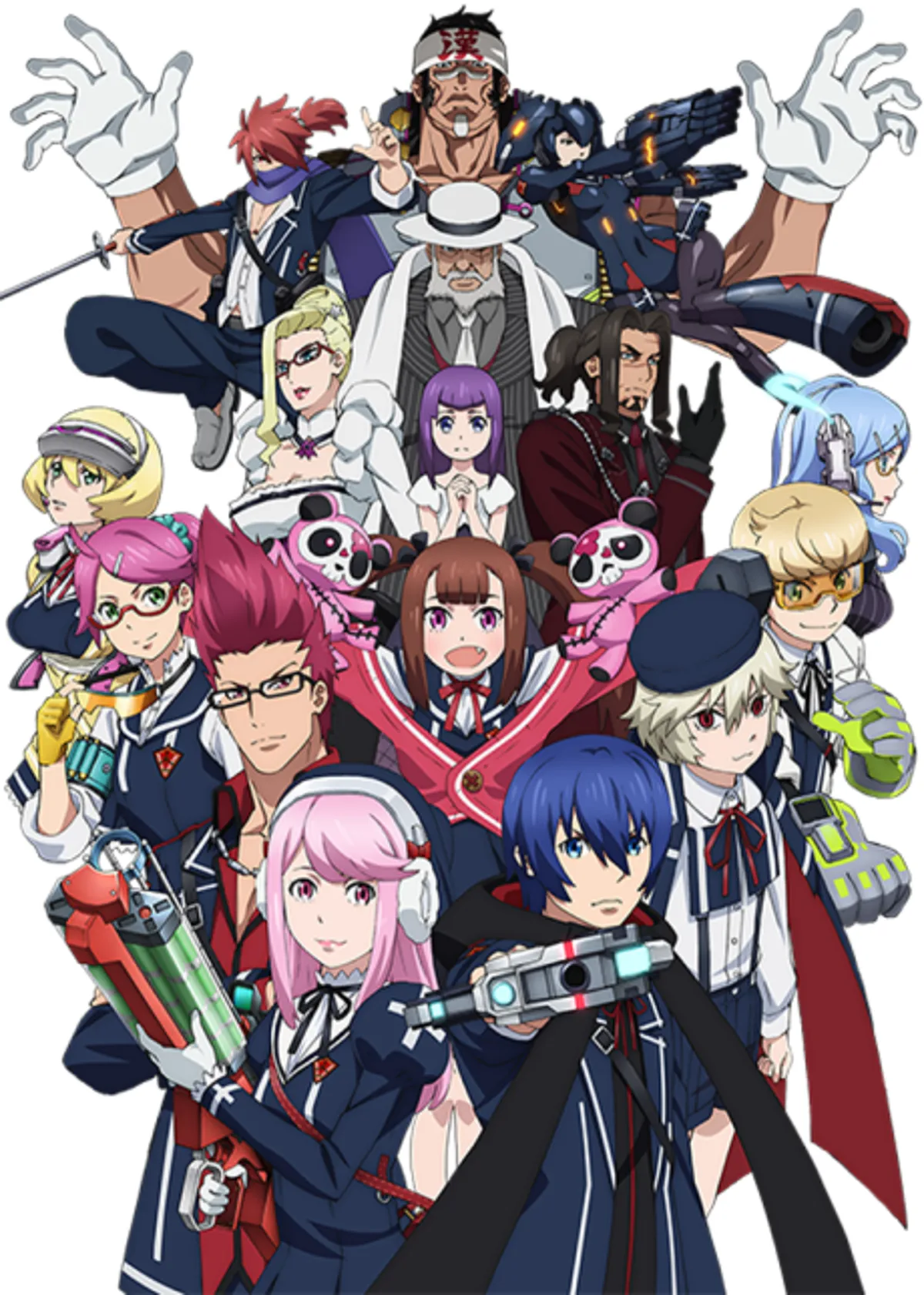 Gunslinger Stratos: The Animation Streams on Hulu and Crunchyroll