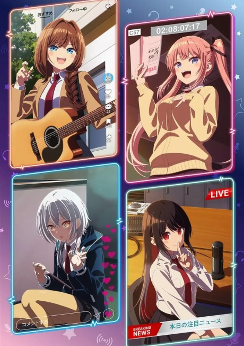 "Tune In to the Midnight Heart" PV Reveals VTuber Romance Comedy