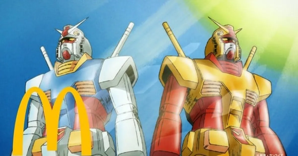 Sunrise Creates New Gundam Animation for McDonald's Japan Ads