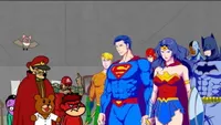DC Super Heroes vs Taka no Tsumedan Promotion Eizou