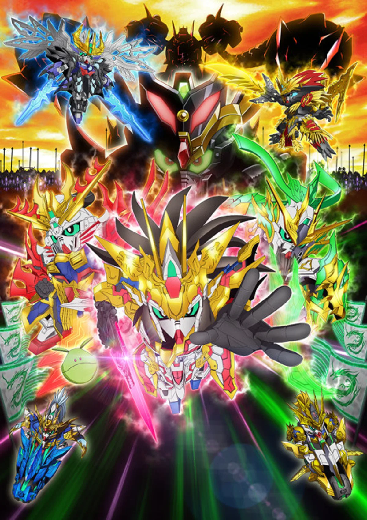 SD Gundam World: Sangoku Soketsuden Now on Crunchyroll
