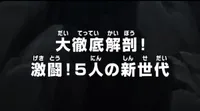 One Piece: A Comprehensive Anatomy! Fierce Fight! The Five from the New Generation