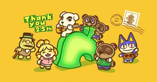 Animal Crossing Celebrates 25th Anniversary with New Art