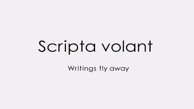 Writings Fly Away