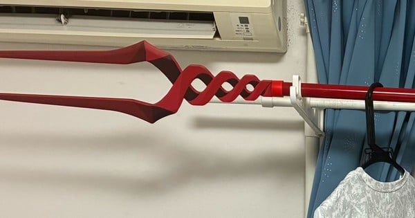 Evangelion's Lance of Longinus Finds New Life as Clothes Rod