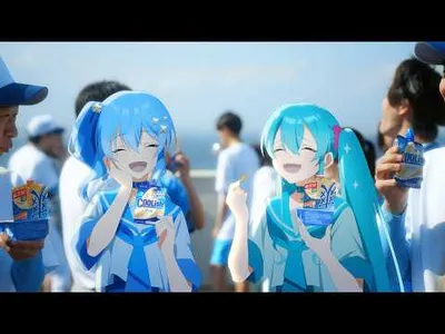Hatsune Miku and Suisei Hoshimachi Take the Mound for Chiba Lotte Marines