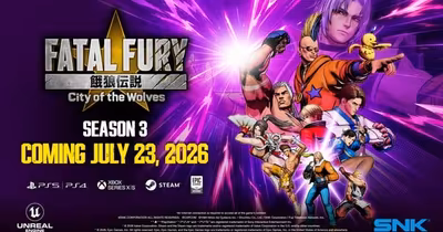 Fatal Fury: City of the Wolves Season 3 Roster and July Launch Revealed