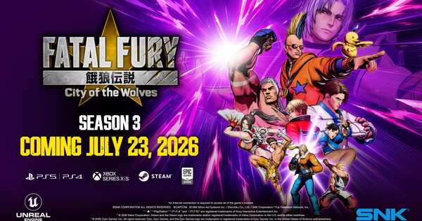 Fatal Fury: City of the Wolves Season 3 Roster and July Launch Revealed